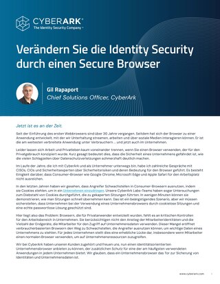 Verändern Sie die Identity Security durch einen Secure Browser